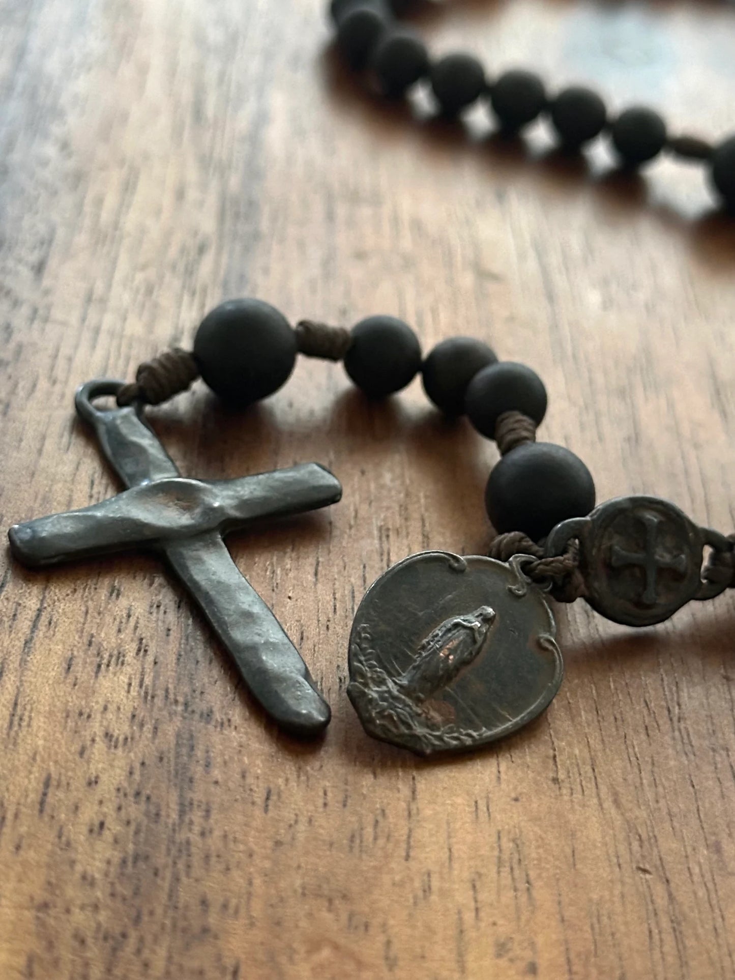 Ancient-Style Rosary, Antique-look Rosary, Medium, Non-Wearable