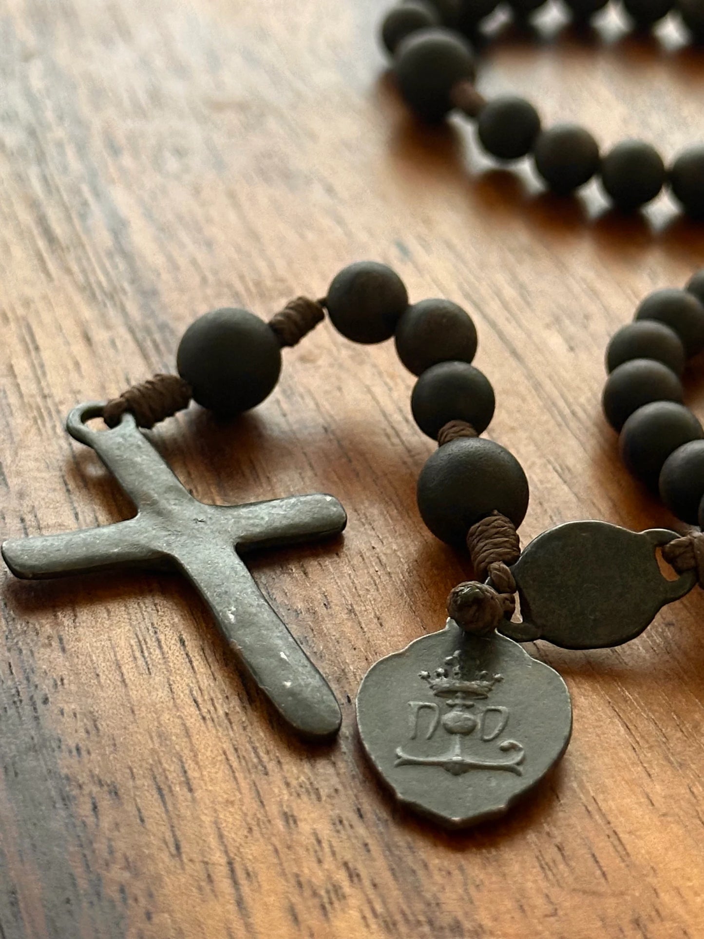 Ancient-Style Rosary, Antique-look Rosary, Medium, Non-Wearable