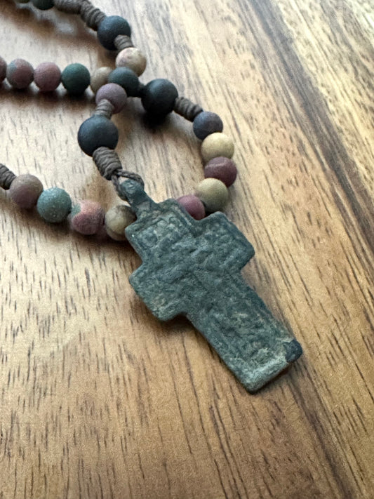 Authentic Medieval Cross Rosary