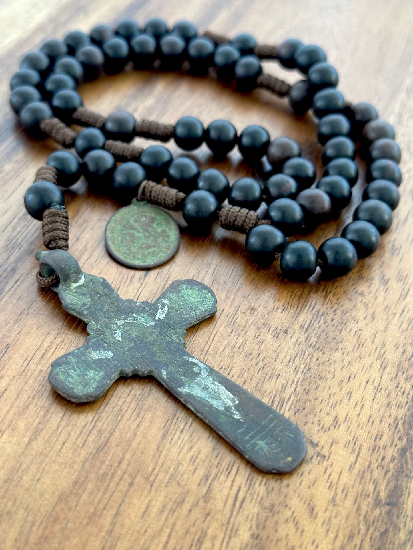 Genuine Medieval Cross Rosary