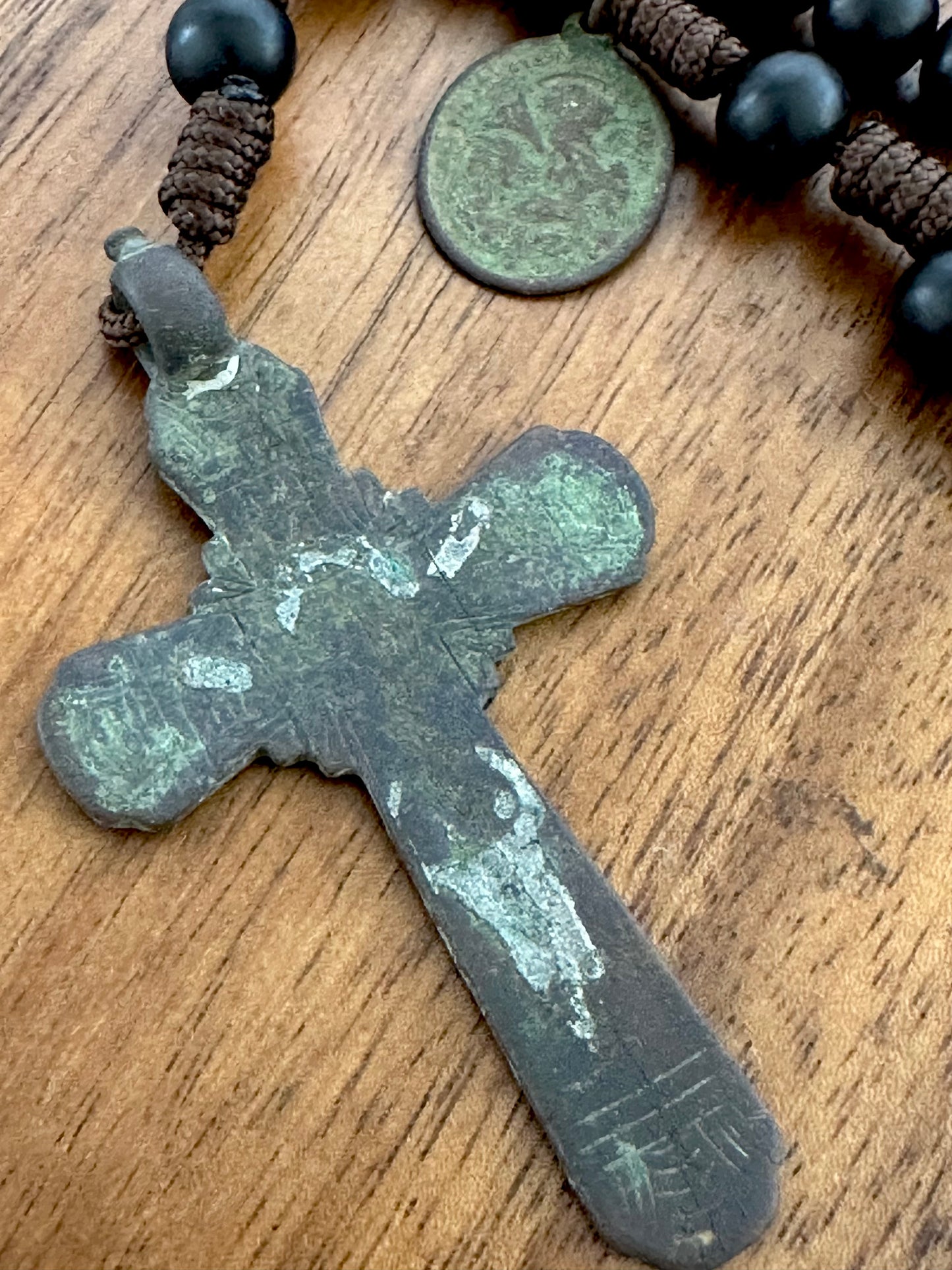 Genuine Medieval Cross Rosary