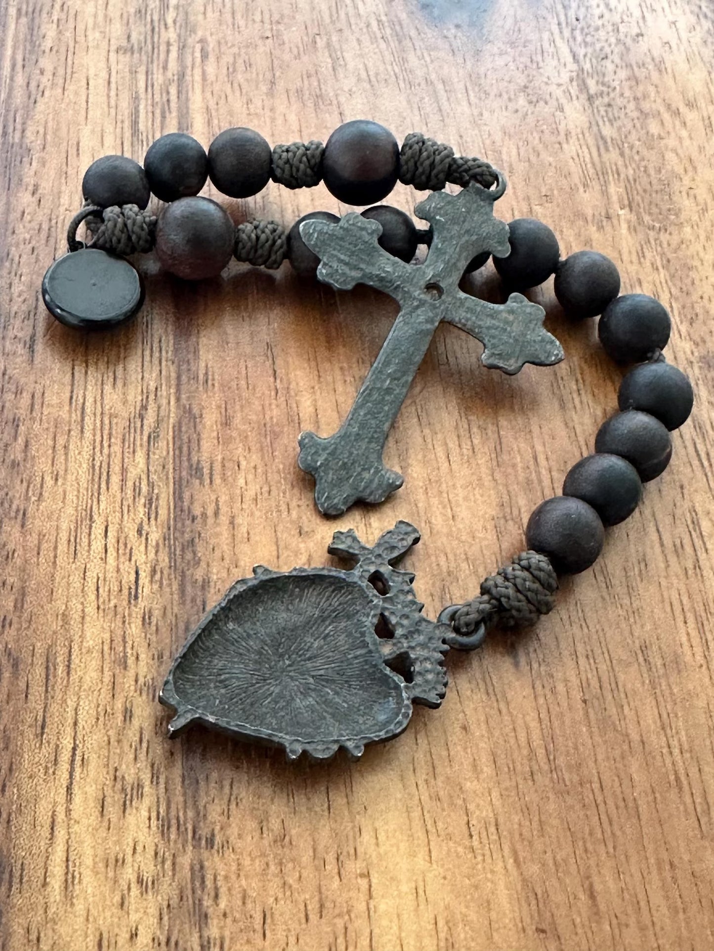 Immaculate Heart Sepulcher Stone Rosary, Large