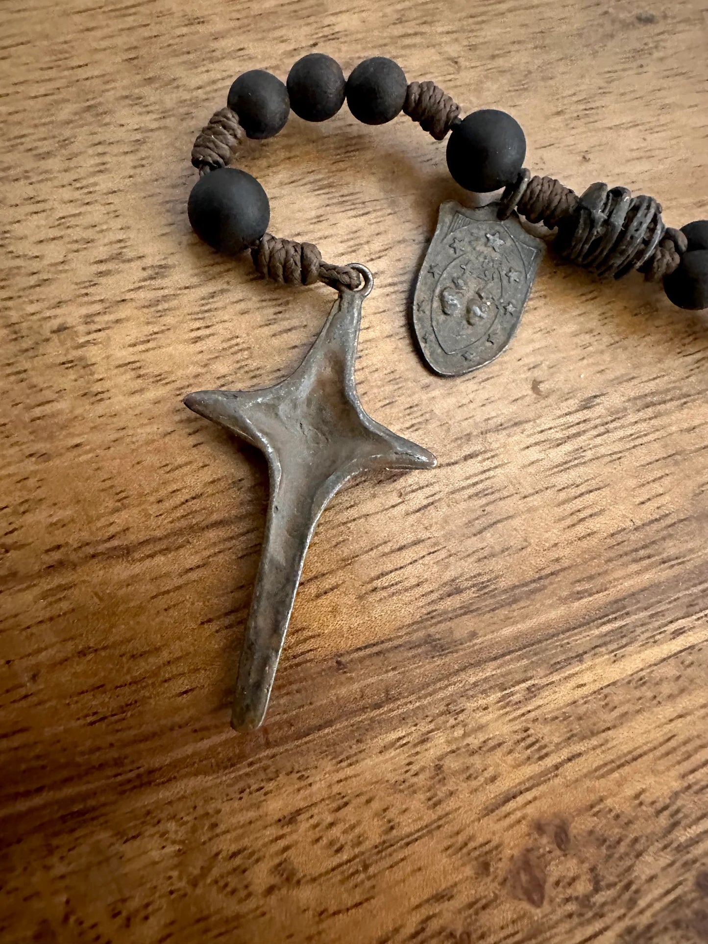 Ancient-Like Rosary, Small, Simple Rustic Rosary