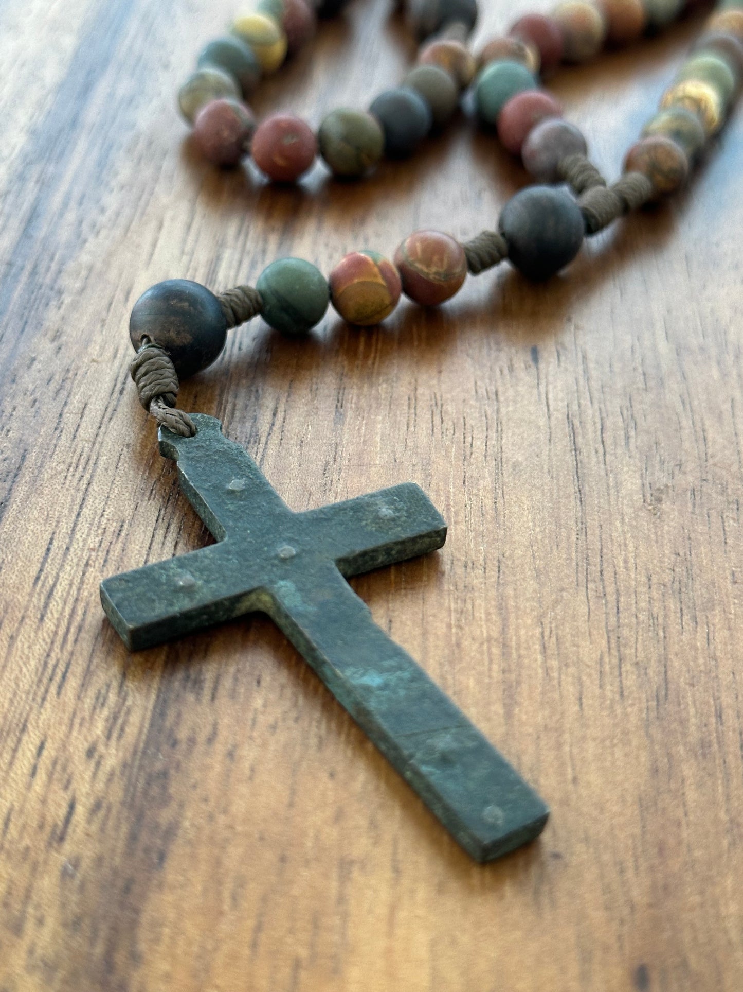 Genuine Medieval Cross Rosary