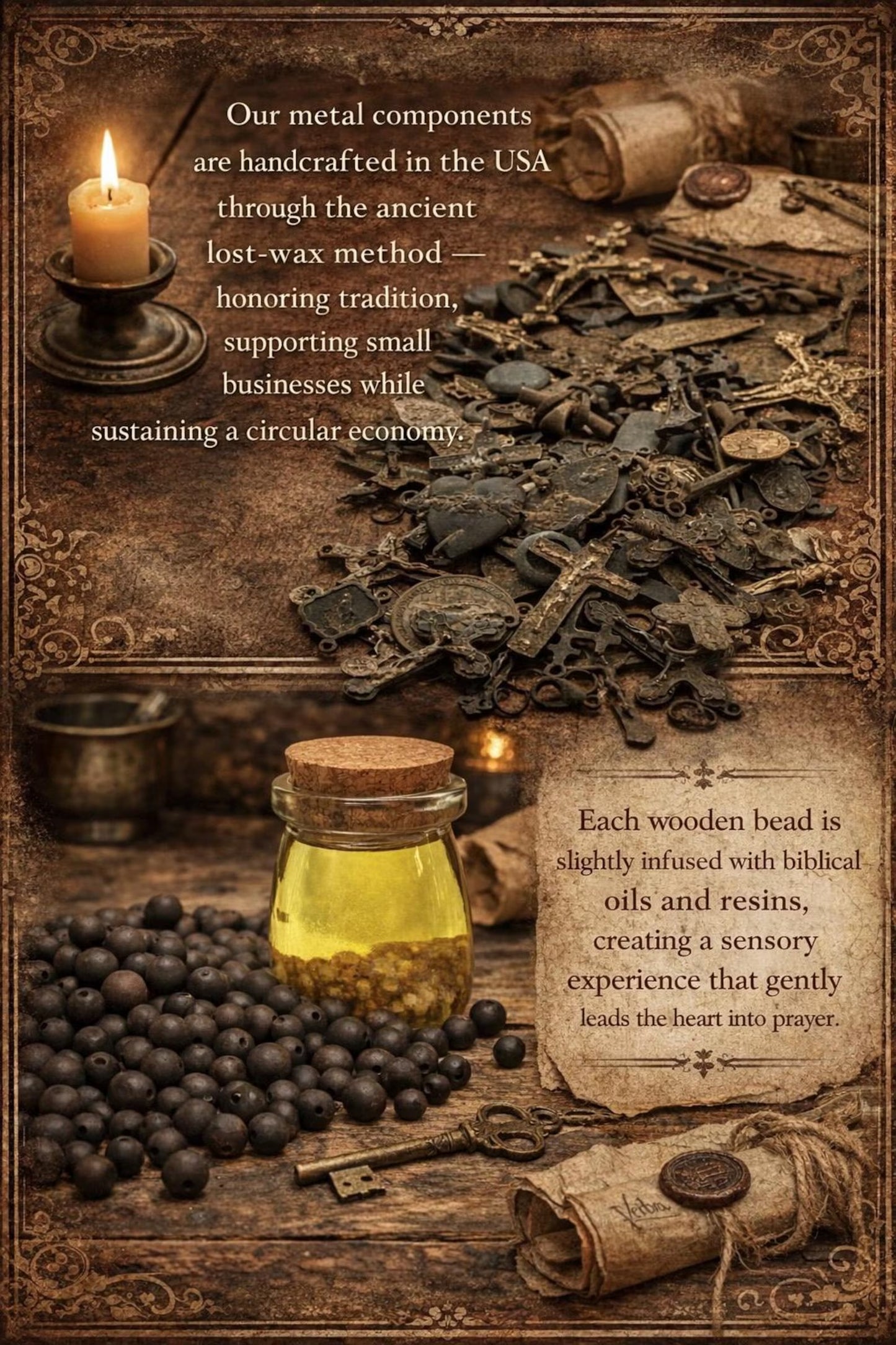 Sacred Mori and Saints Rosary