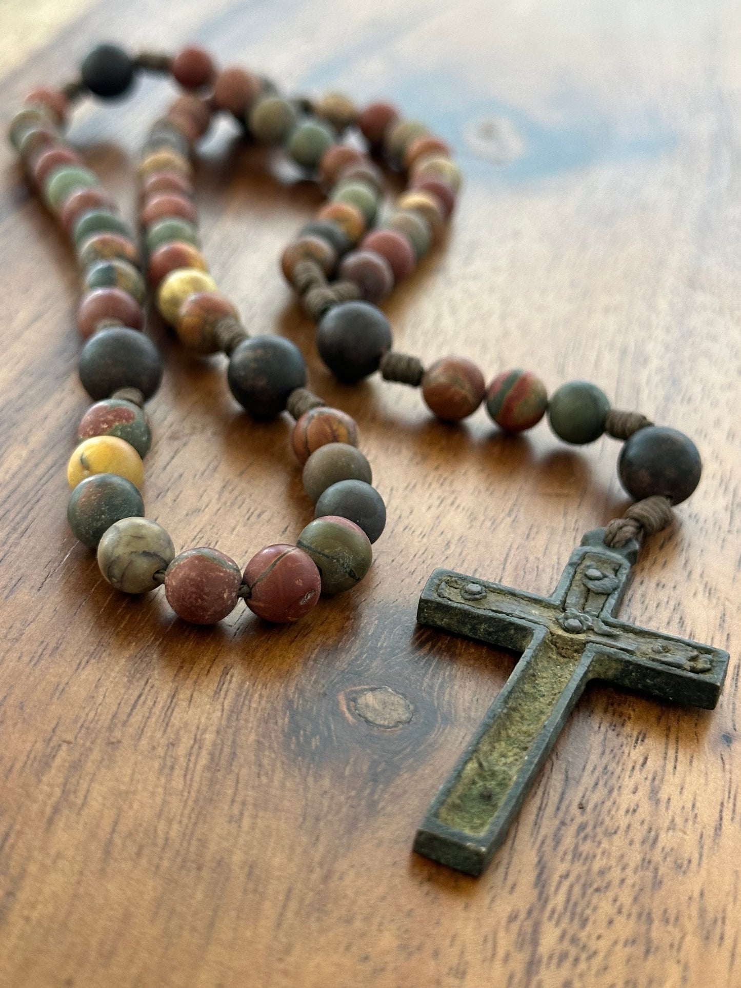 Genuine Medieval Cross Rosary