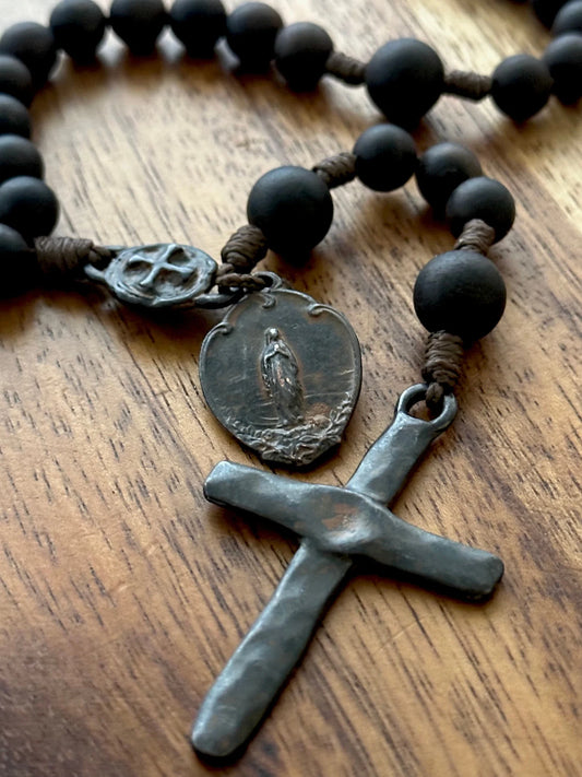 Ancient-Style Rosary, Antique-look Rosary, Medium, Non-Wearable