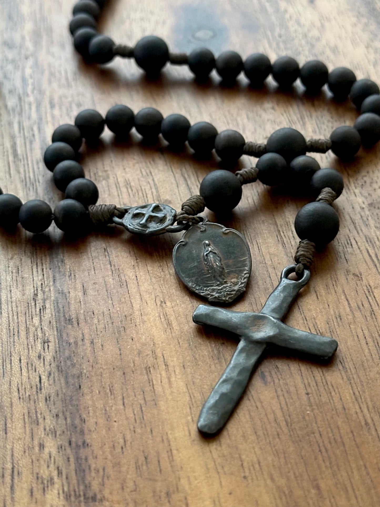 Ancient-Style Rosary, Antique-look Rosary, Medium, Non-Wearable