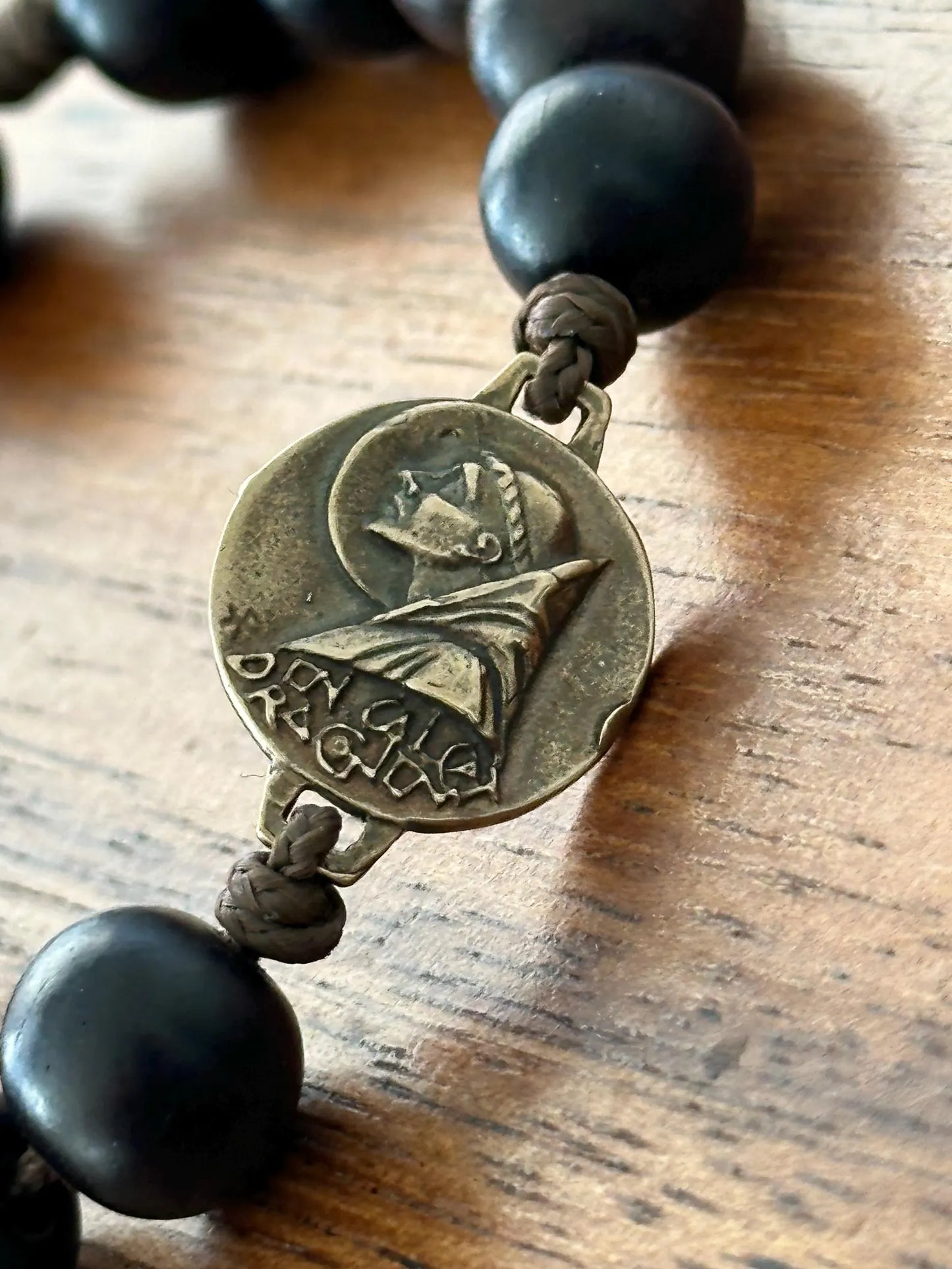 Benedictine Shield Rosary Bracelet, Benedictine Blessing, Reversible Bracelet