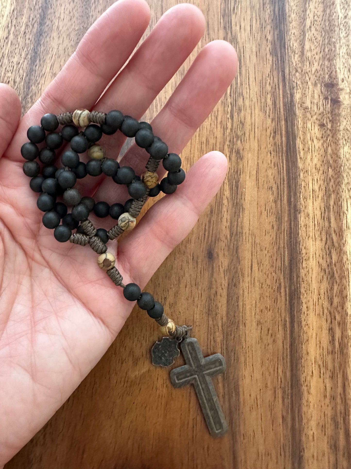Fleur-de-Lis Purity Rosary, Small