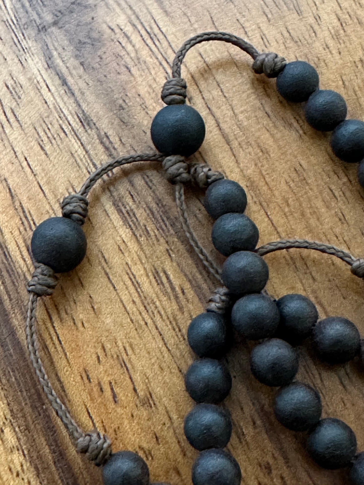 Wearable Antiqued-Contemporary Rosary