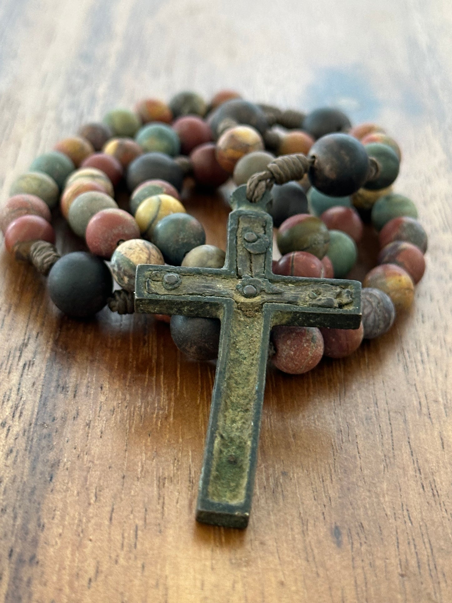 Genuine Medieval Cross Rosary