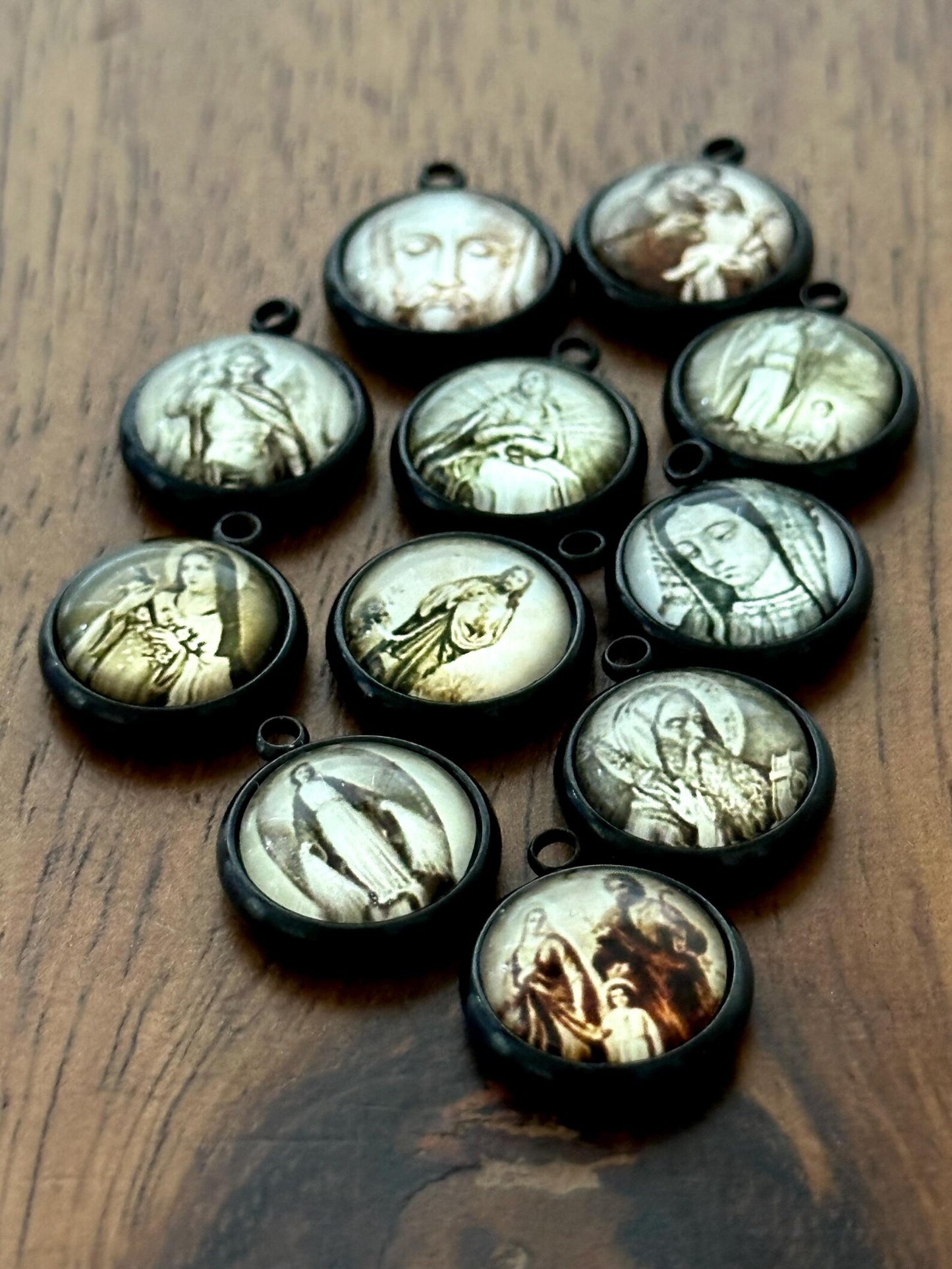 Antique-Style Glass Medals