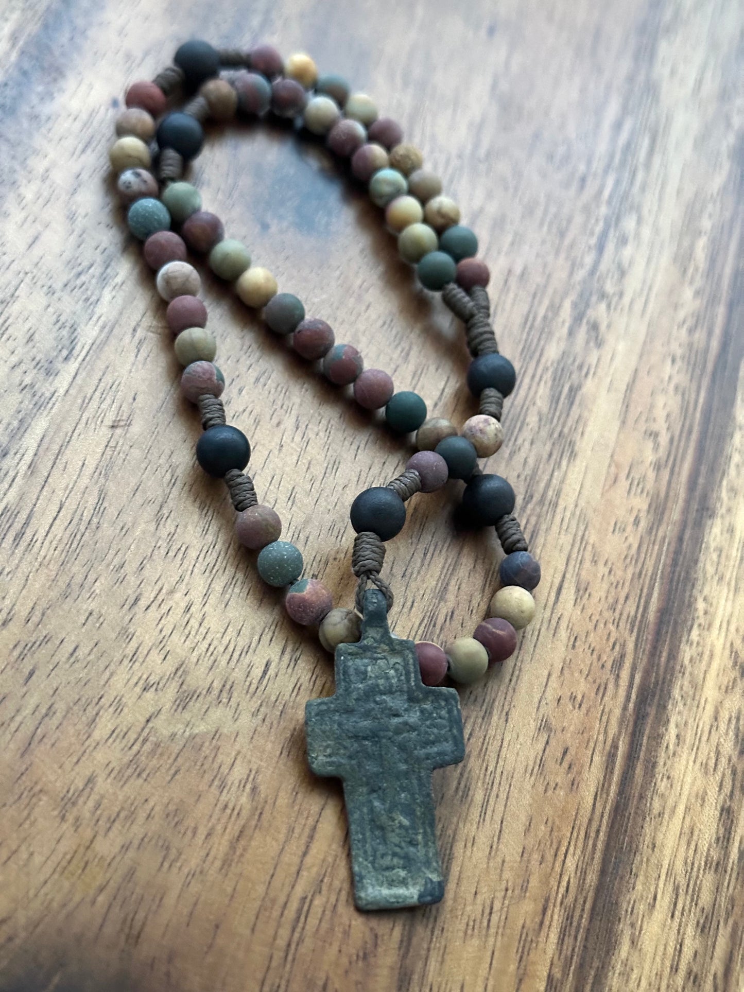 Authentic Medieval Cross Rosary