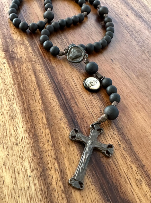 NEW! “Love is Kind” Antiqued- Rosary