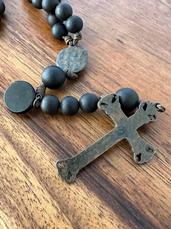 NEW! “Love is Kind” Antiqued- Rosary