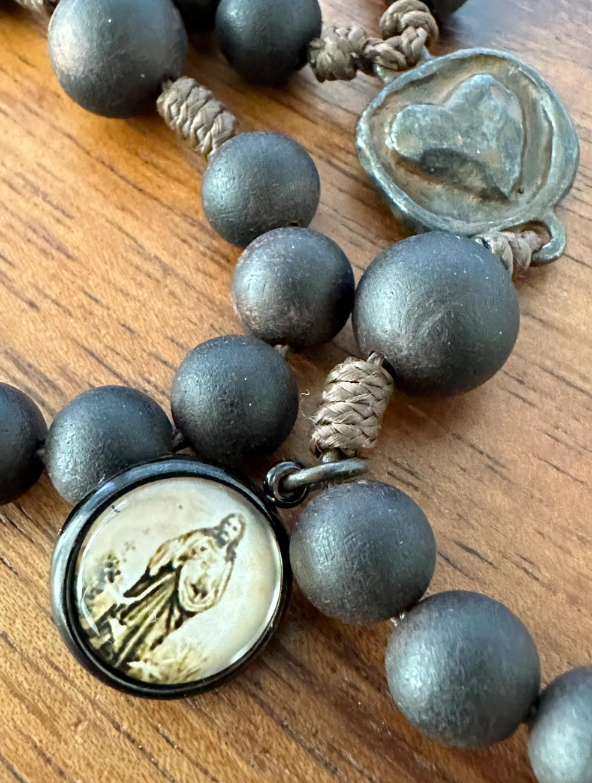 NEW! “Love is Kind” Antiqued- Rosary